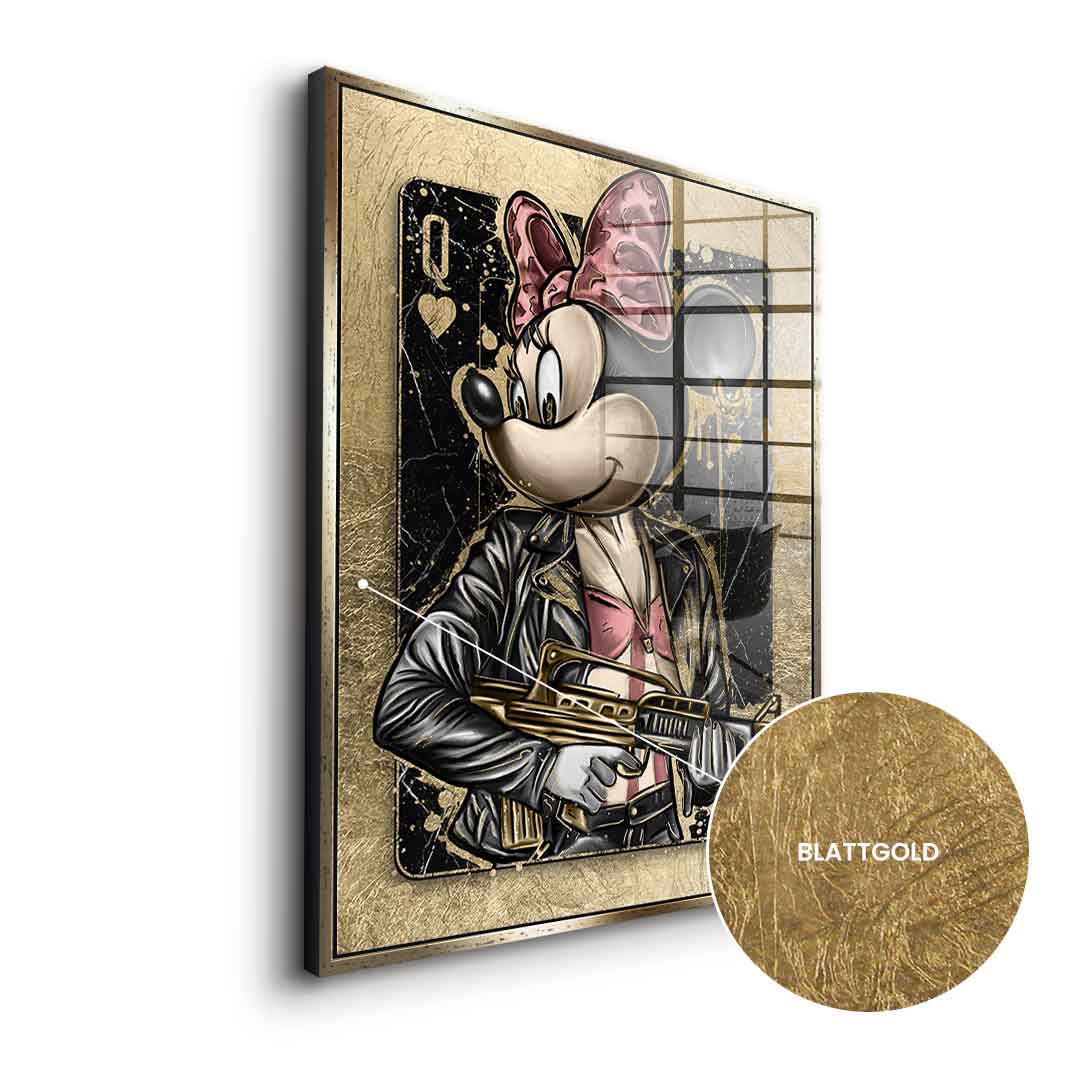 GANGSTER QUEEN - gold leaf