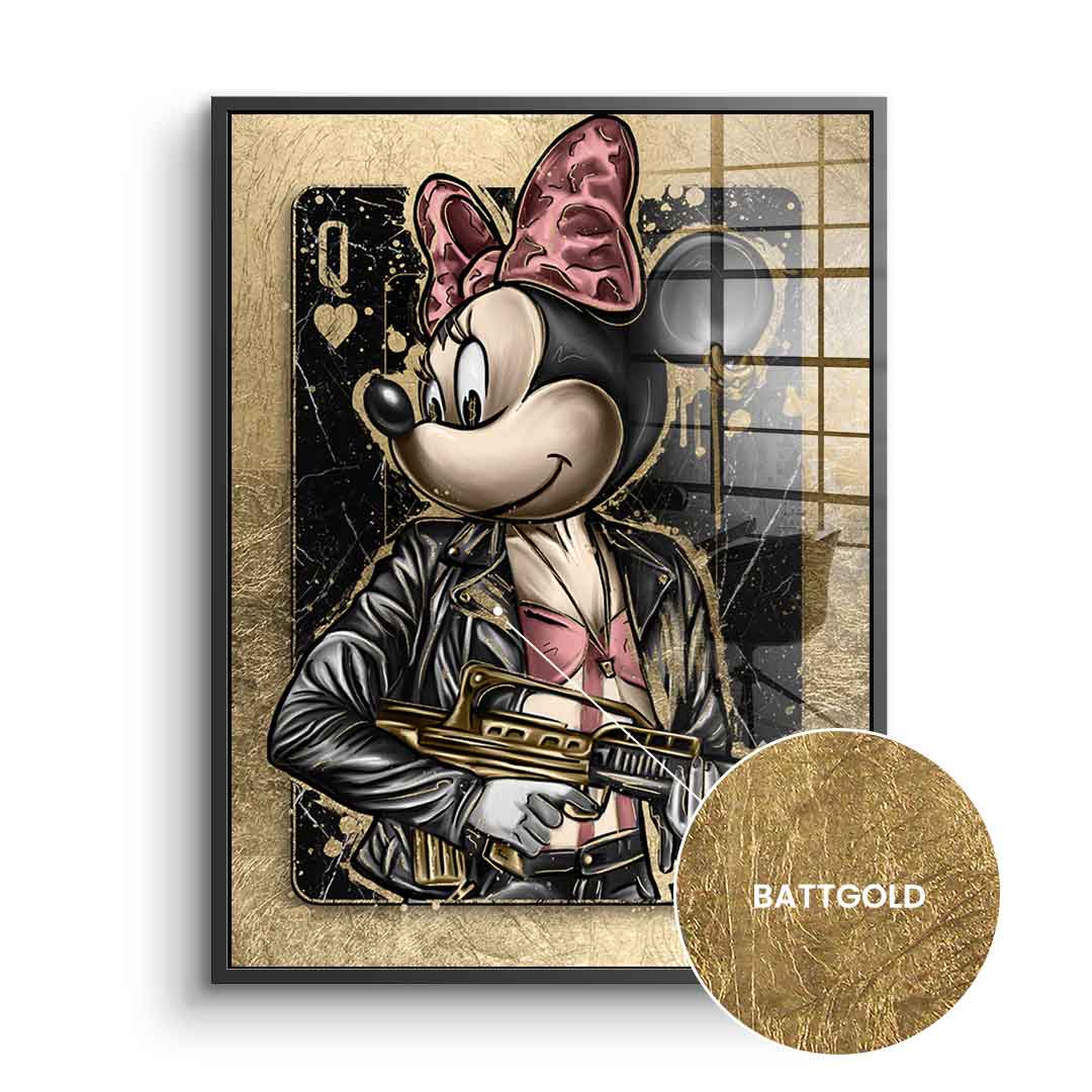 GANGSTER QUEEN - gold leaf