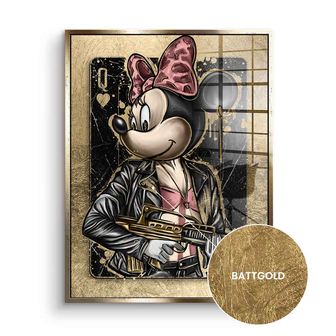 GANGSTER QUEEN - gold leaf