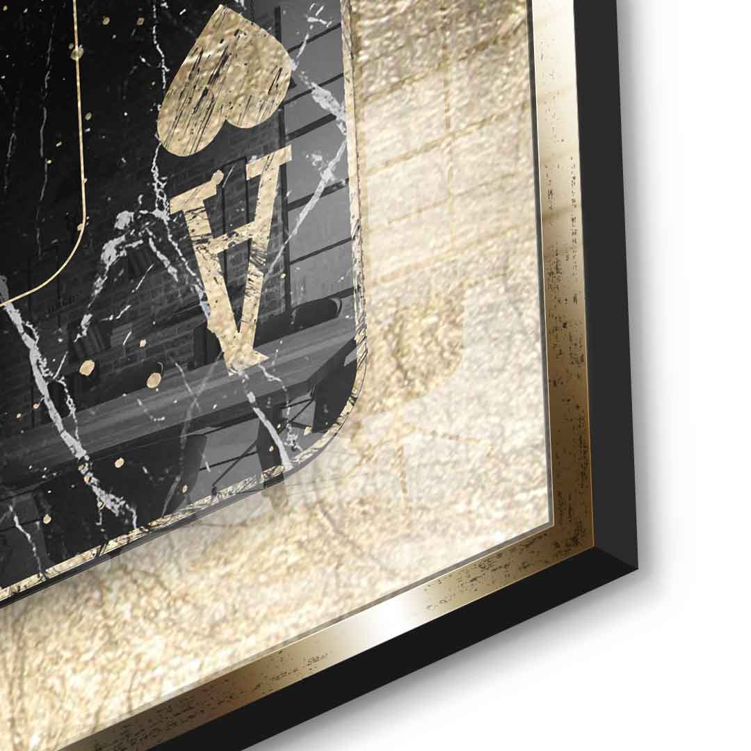 GANGSTER SIGN - Blattgold