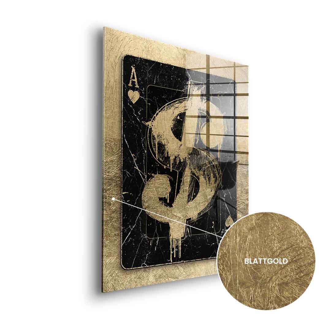 GANGSTER SIGN - Blattgold