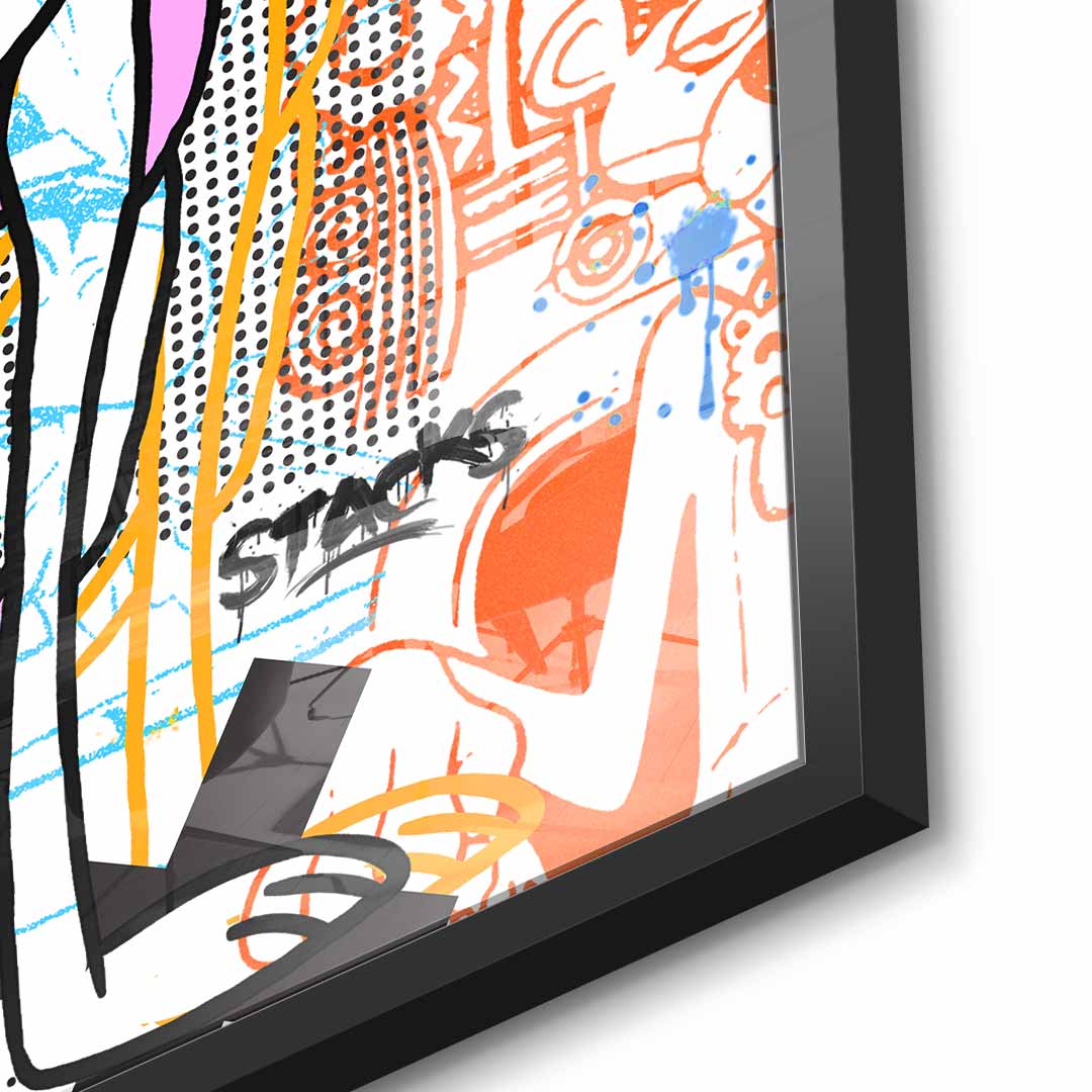 Life in Pink - Acrylglas