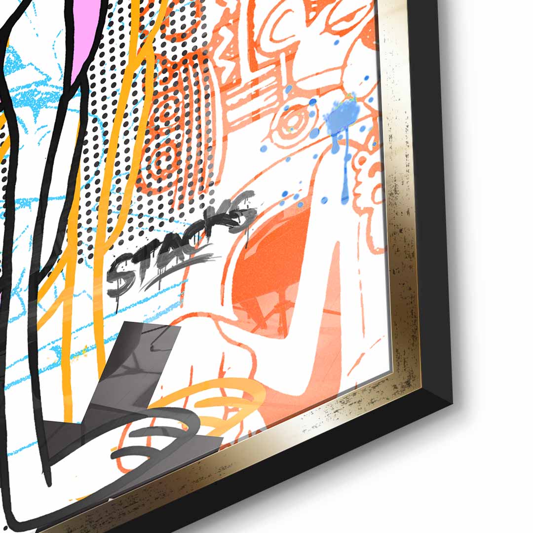 Life in Pink - Acrylglas