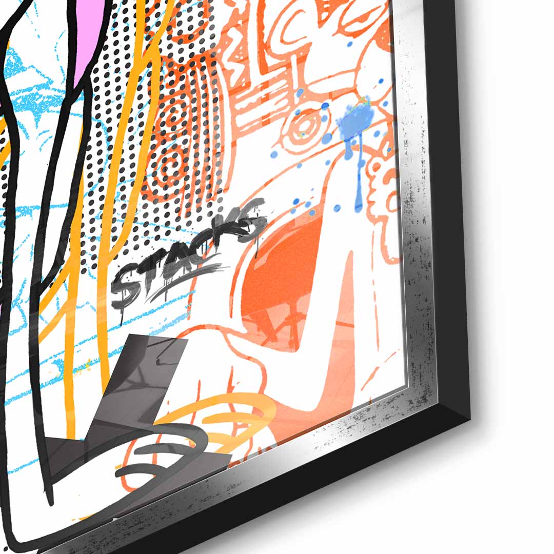 Life in Pink - Acrylglas