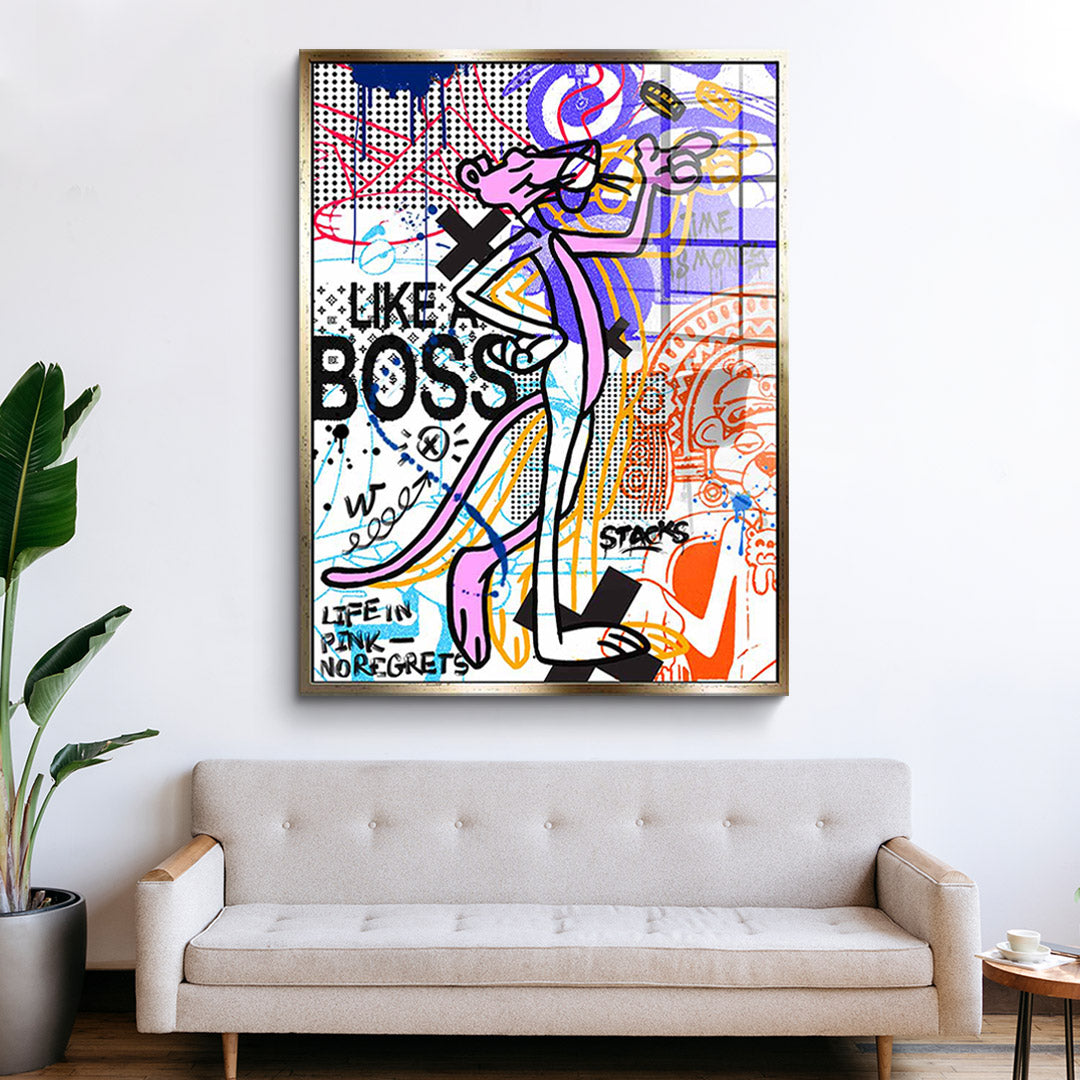 Life in Pink - Acrylglas