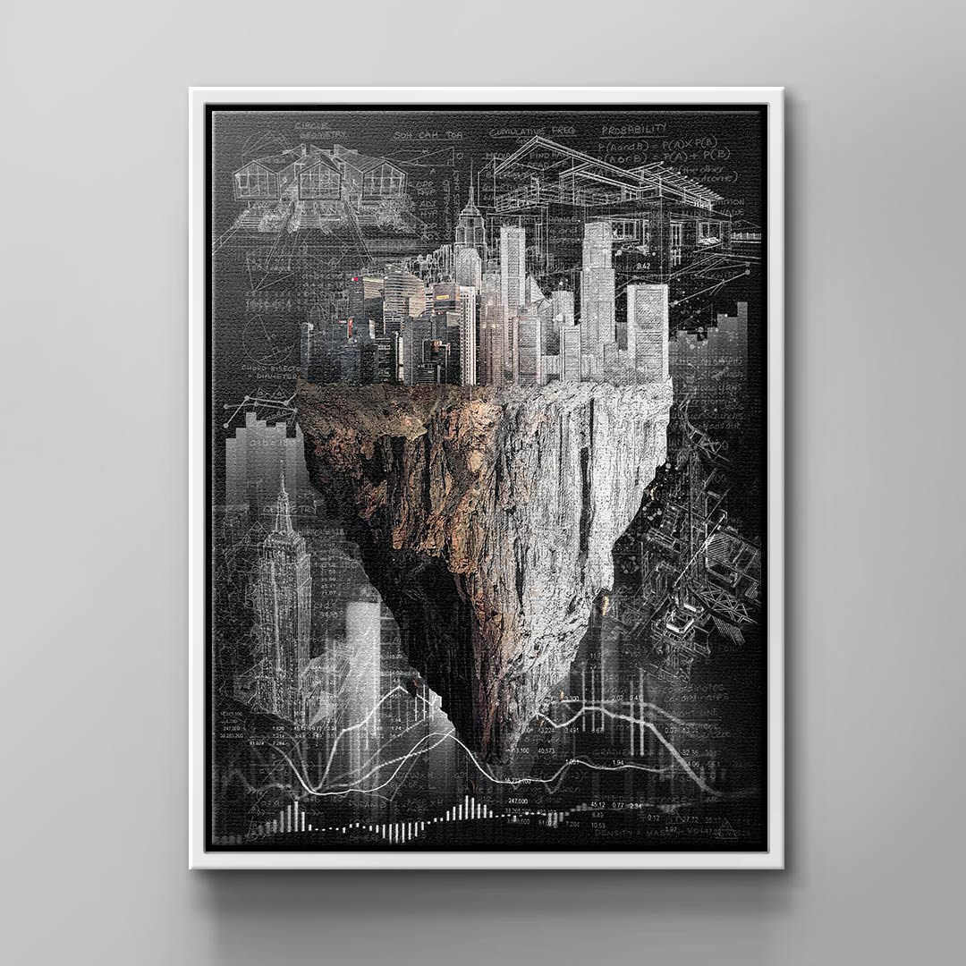 Immobilien Grundstück wandbild dekoration real estate Planning