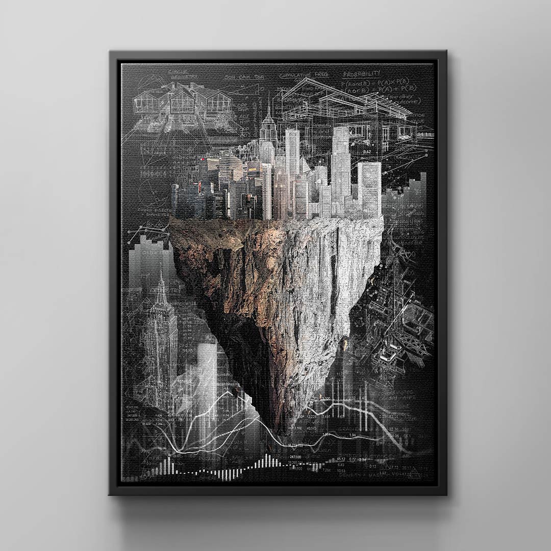 Immobilien Grundstück wandbild dekoration real estate Planning