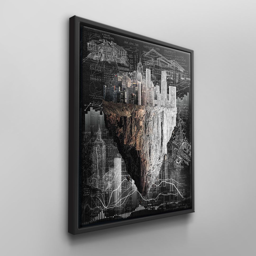 Immobilien Grundstück wandbild dekoration real estate Planning