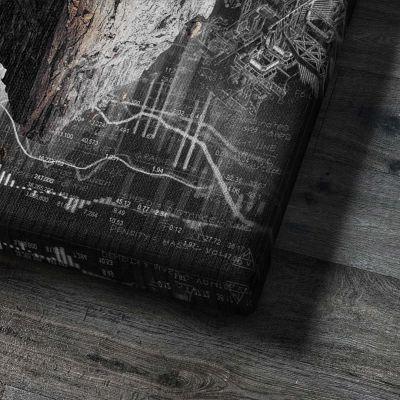 Immobilien Grundstück wandbild dekoration real estate Planning