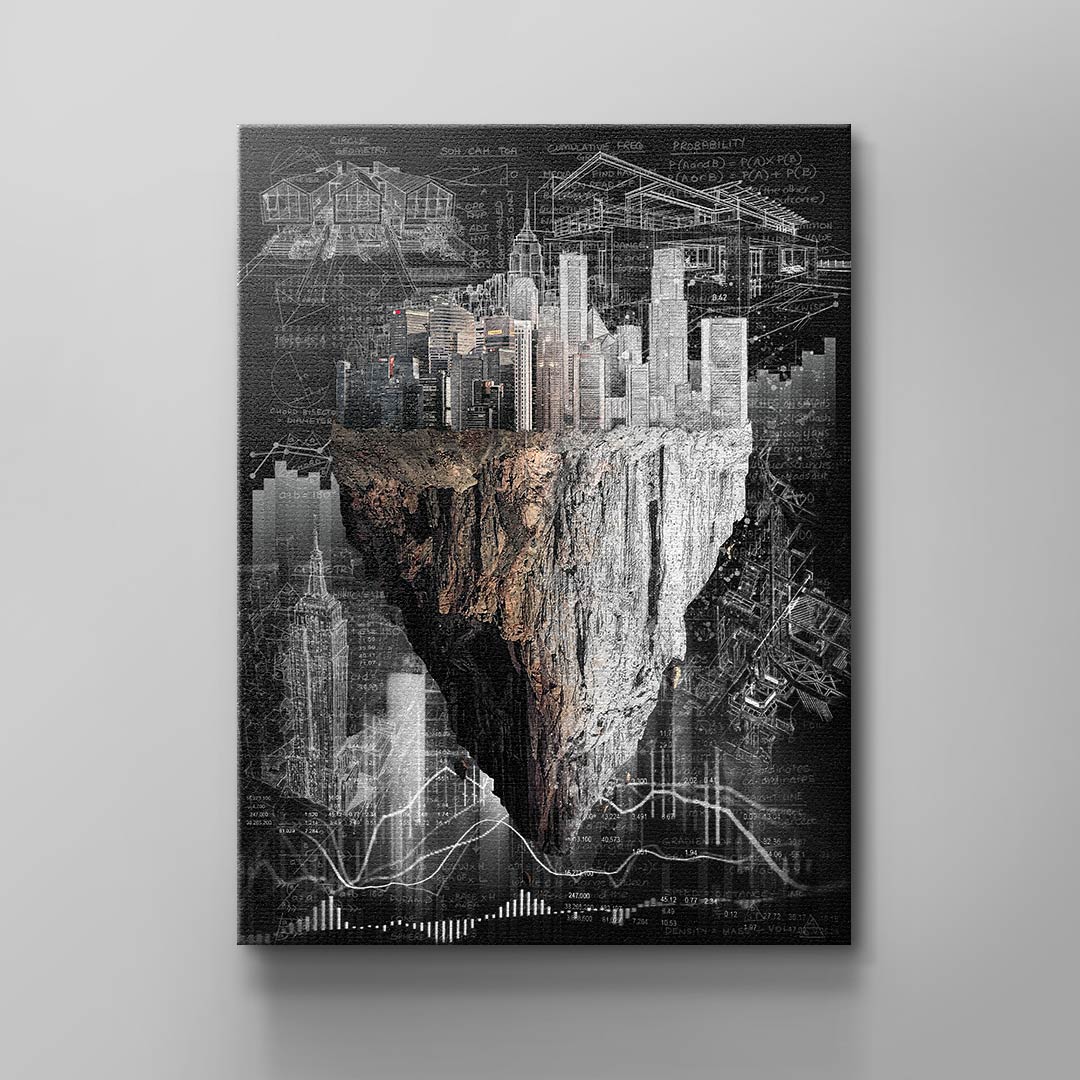 Immobilien Grundstück wandbild dekoration real estate Planning