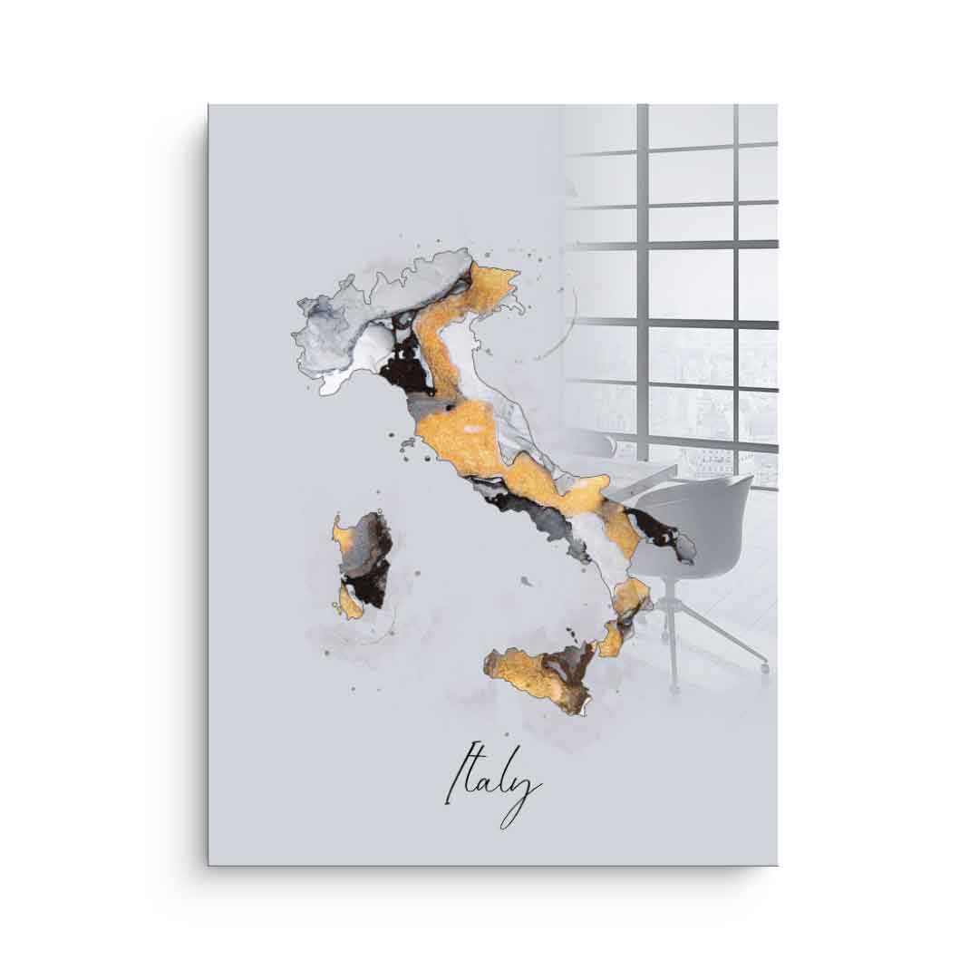 Abstract Countries - Italy - Acrylglas