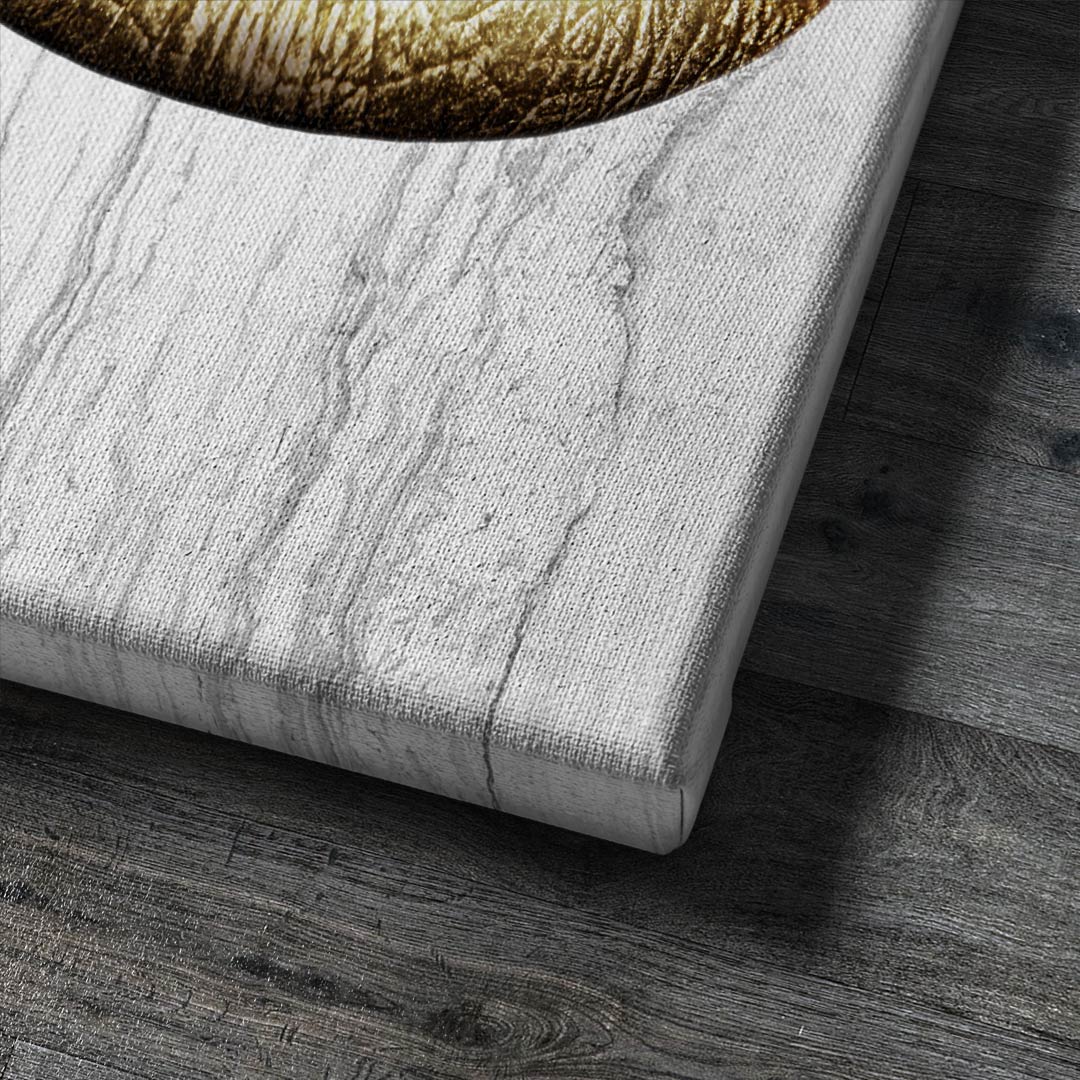 Wandbild Lippen lips lippen x White u Gold