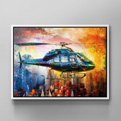 Wandbild helikopter Poster Der Heli