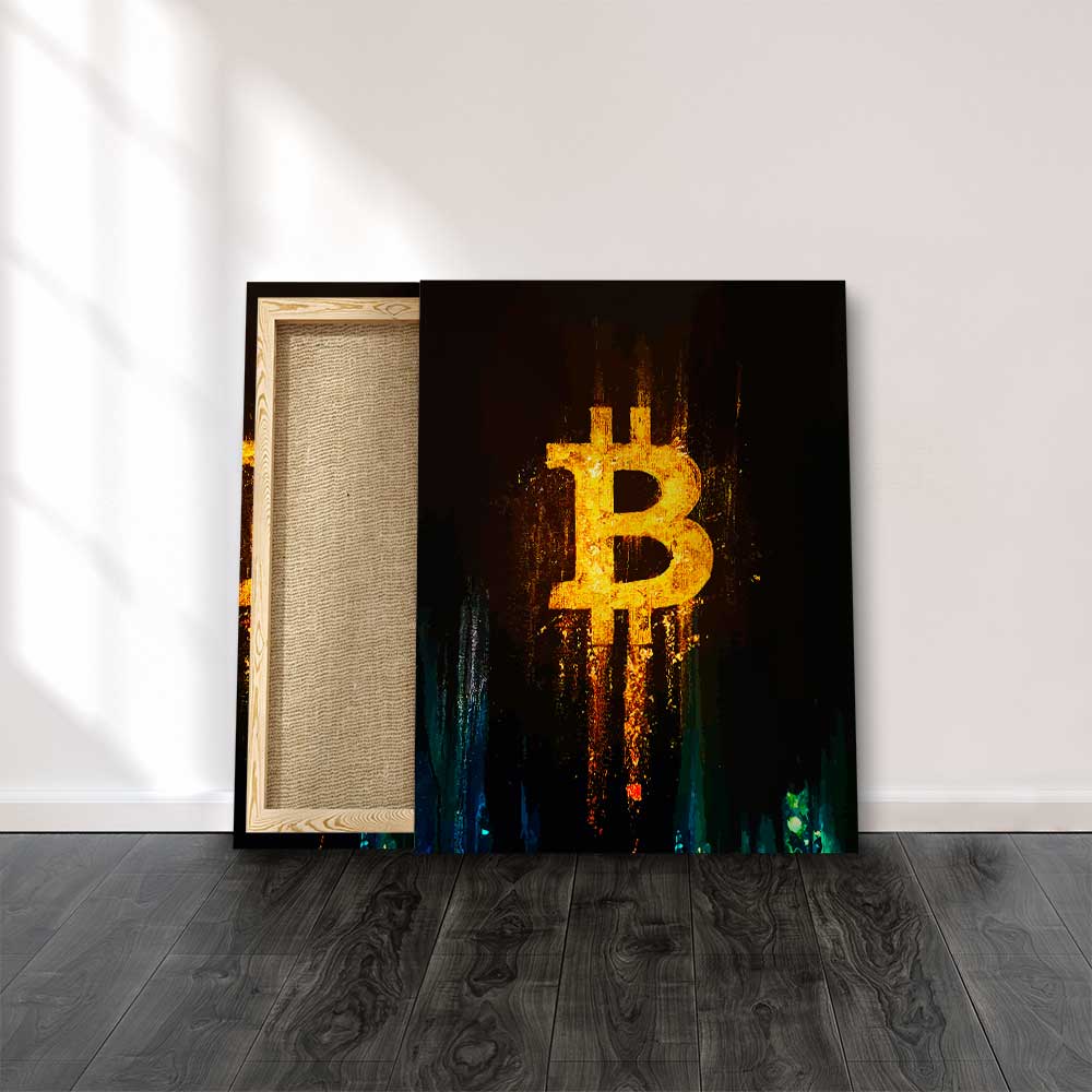 Glowing Bitcoin