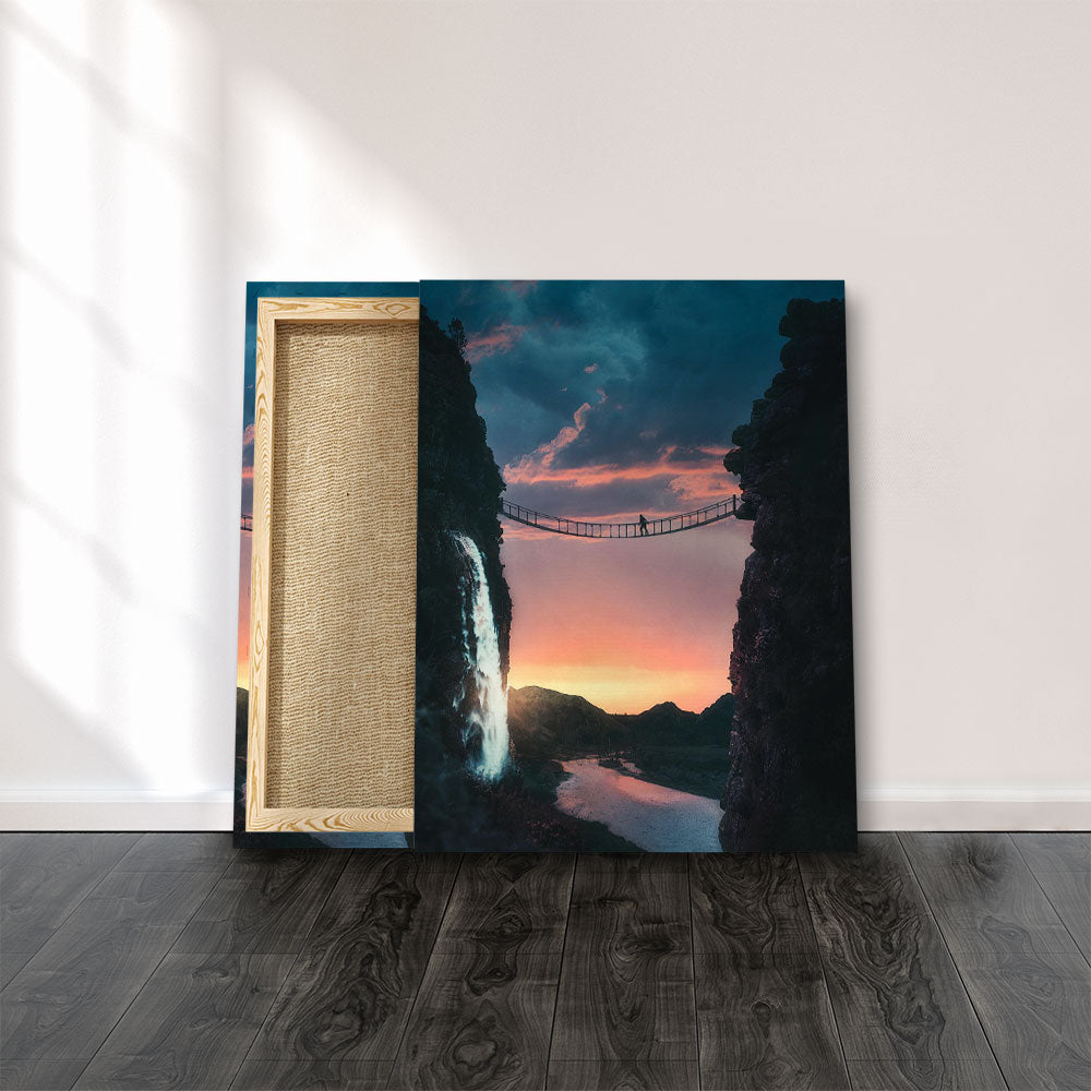 Sonnenuntergang Kluft