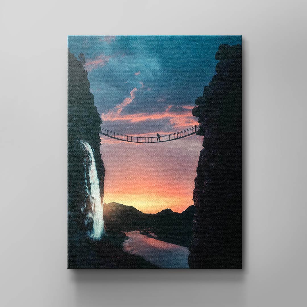 Sonnenuntergang Kluft